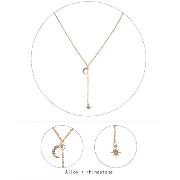 Moon Star Necklace - Picture 3 of 4